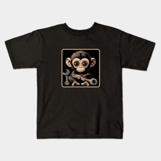 Wrench Monkey Kids T-Shirt